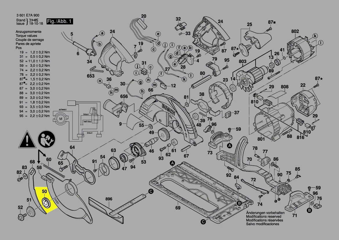flasque serrage lame réf. 1 619 P01 625 Bosch